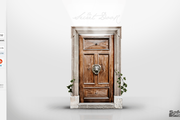 The Secret Door website preview